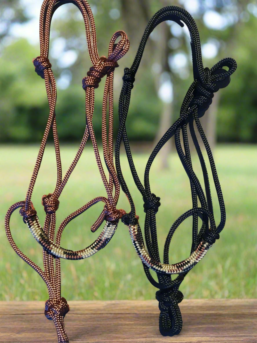 Rope Halter with Nose Band - REGULAR Size