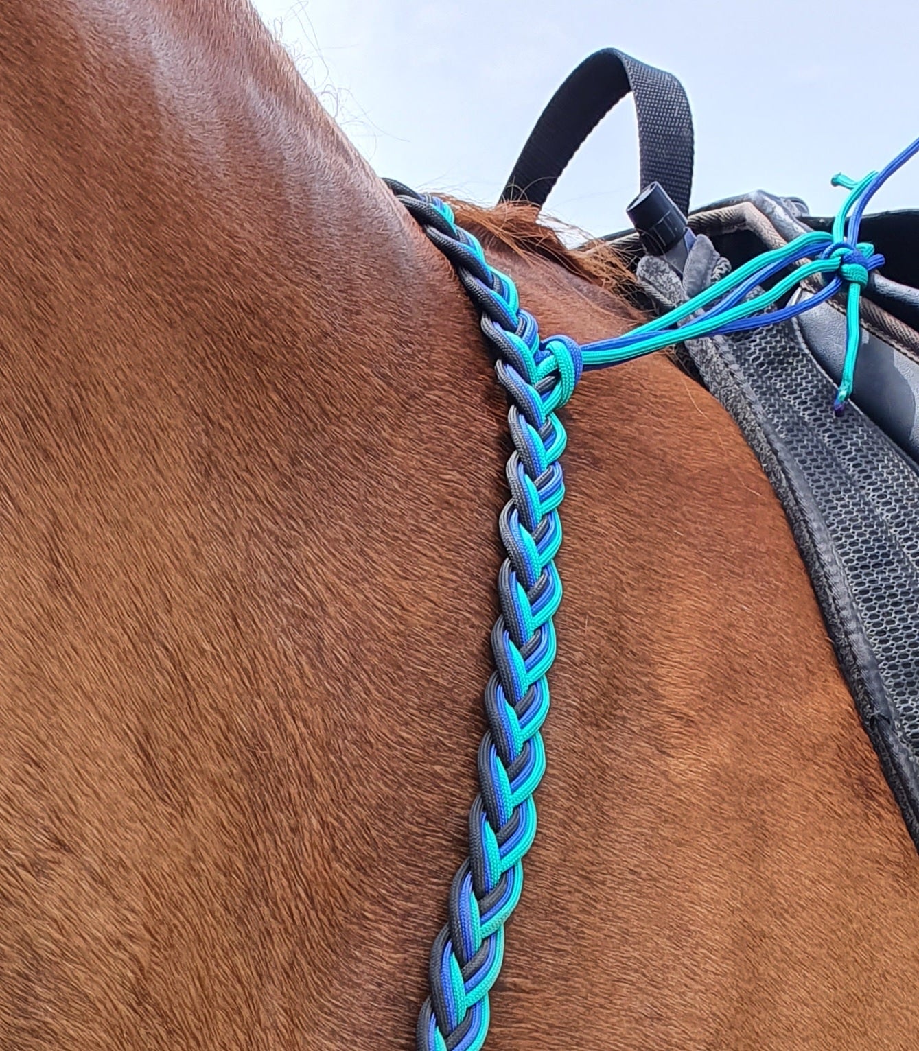 Plaited Neck Strap